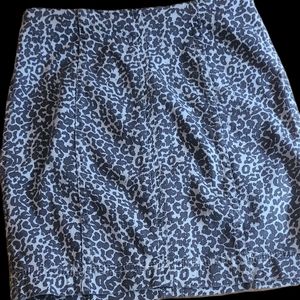 Free People mini cheetah print skirt size 0